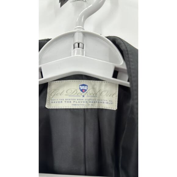 Tipsy Elves Samuel Adams Boston Beer blazer size L red black novelty print - Picture 3 of 11